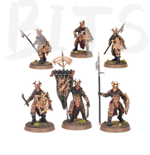 Easterling Black Dragon Warriors bits