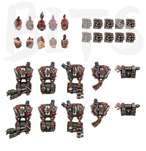 Necromunda Goliath Ash Wastes Upgrades bits