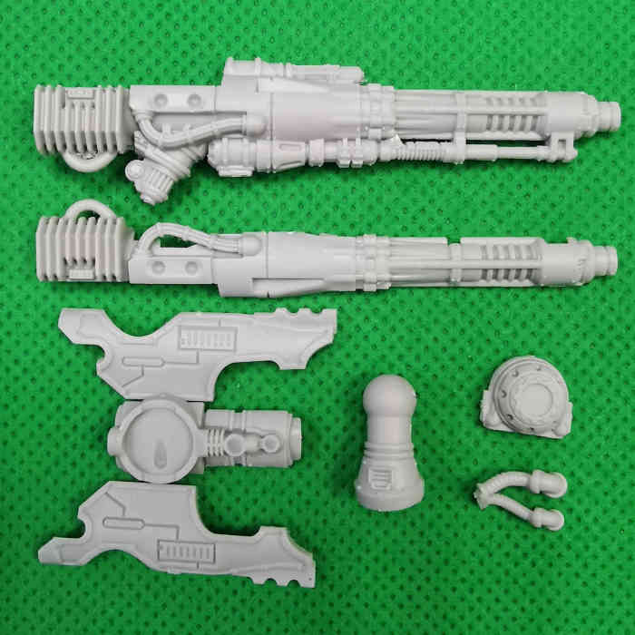Reaver Titan Weapons: Melta Cannon, Chainfist, Volcano Cannon and Turbo Laser