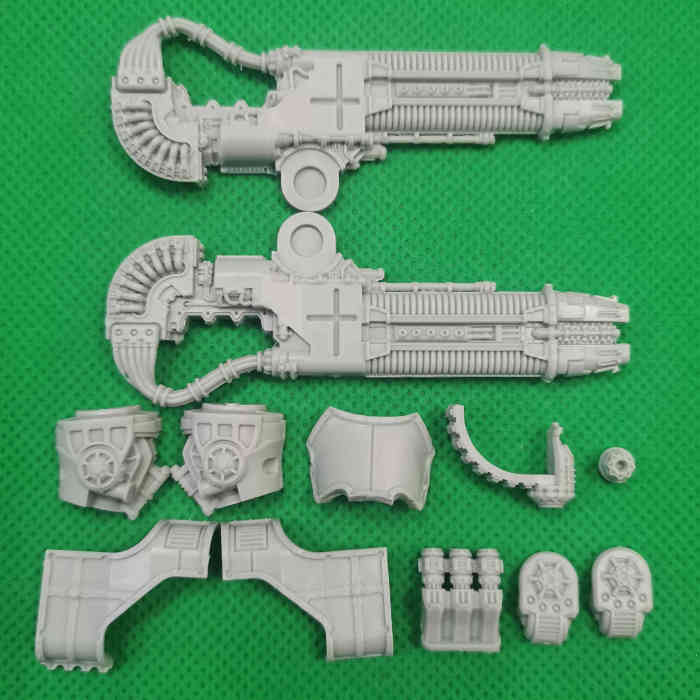 Warlord Titan Weapons: Plasma Annihilators, Laser Blasters and Power Claw bits