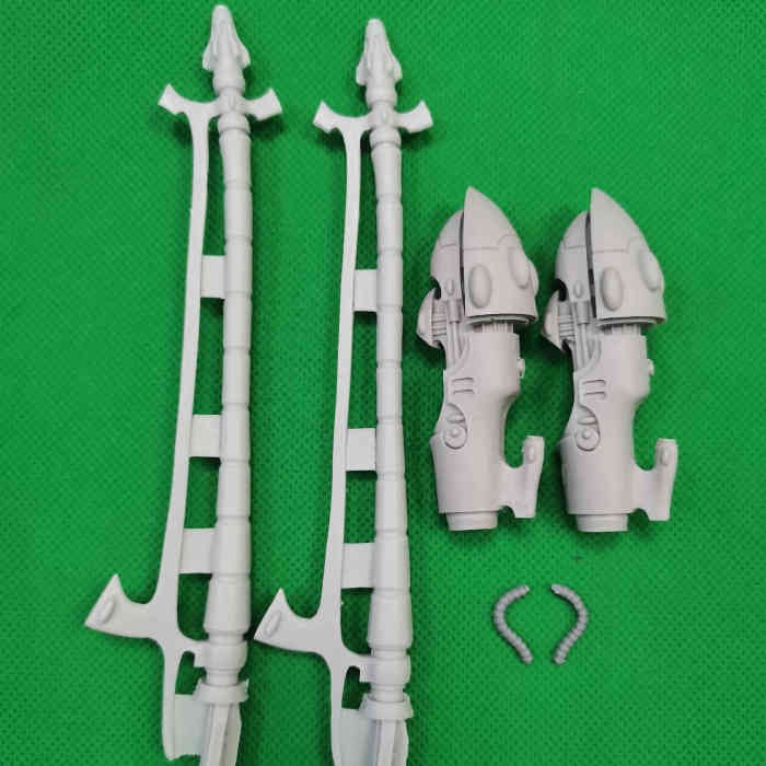 Eldar Revenant Titan With Sonic Lances bits