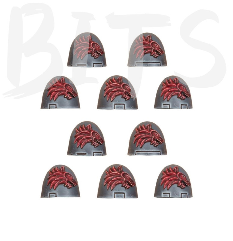 Space Wolves MKVI Shoulder Pads bits