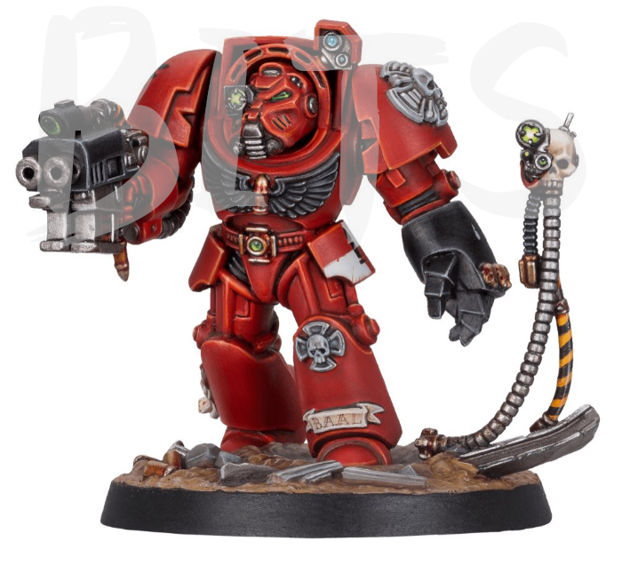 Space Marine Heroes Series 2 Brother Dyrael bits