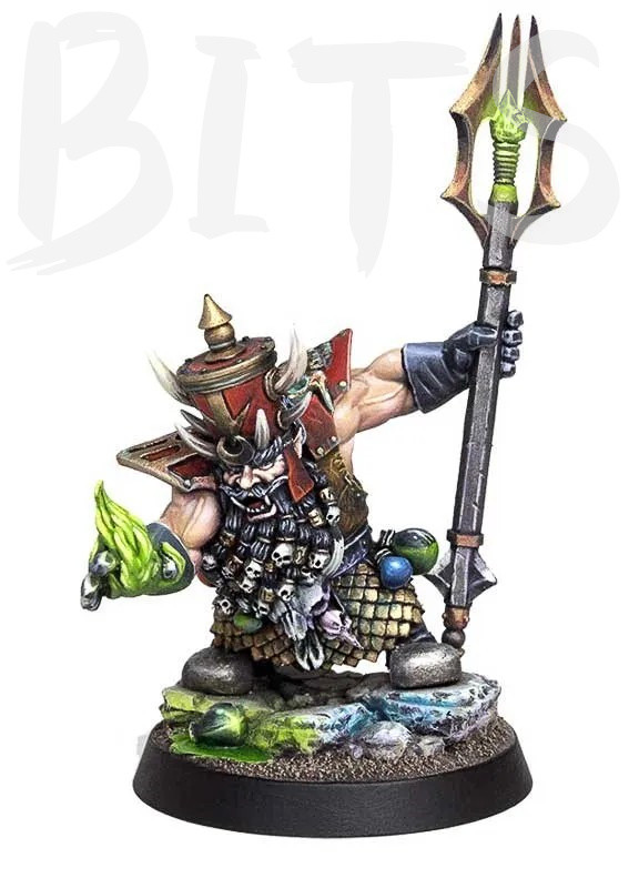 Chaos Dwarf Legion of Azgorh Daemonsmith Limited Edition bits