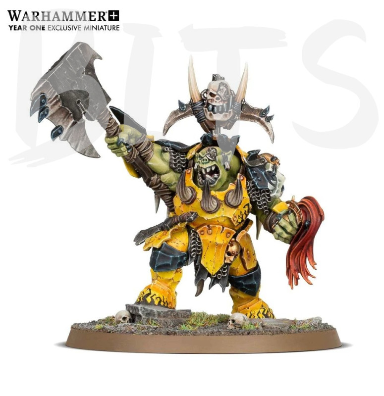 Orruk Megaboss - Bazdrogg Nekk-choppa bits