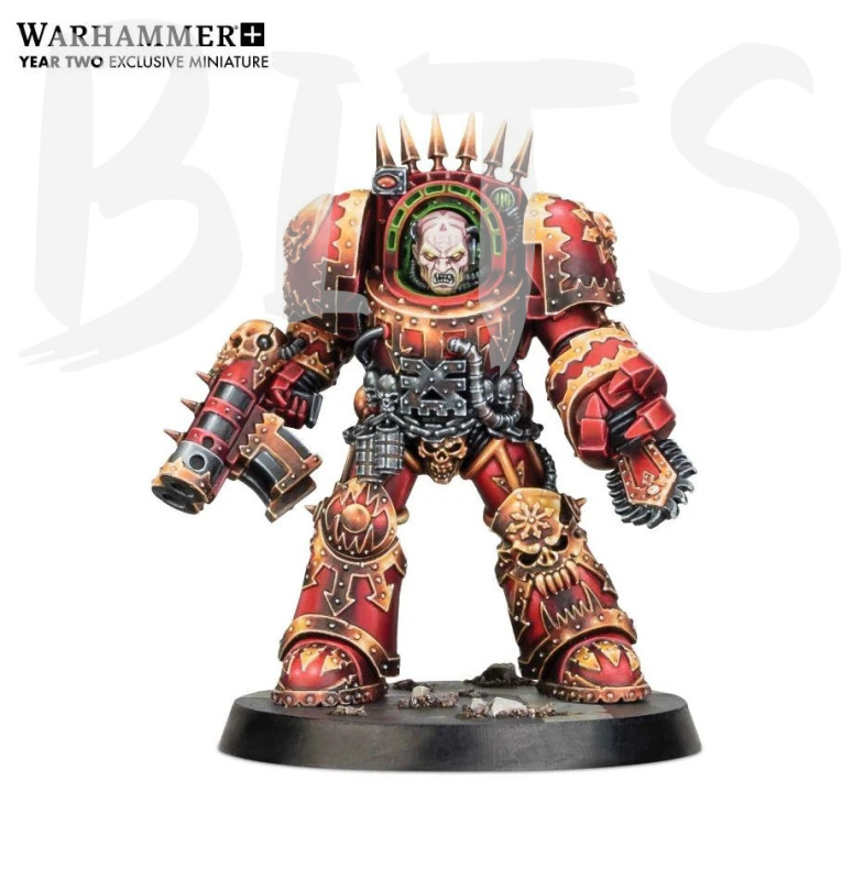Warhammer+ Year 2: World Eaters Terminator – Azrakh The Annihilator bits