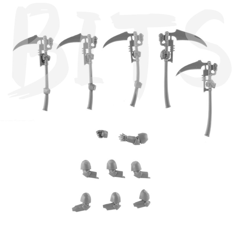 Death Guard Deathshroud Power Scythes bits