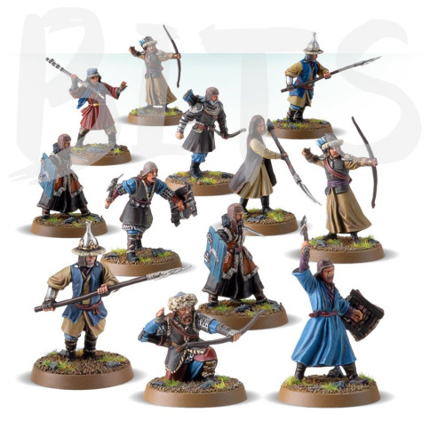 Lake-town Militia Warband bits