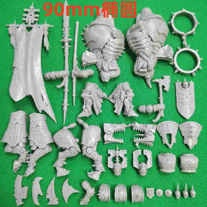 Mighty Skullcrushers with bloodglaives with ensorcelled axes