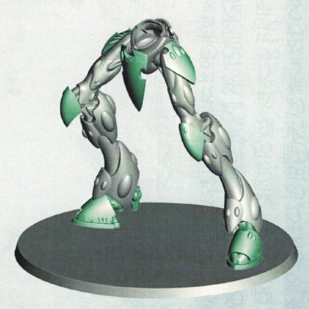 Skathach Wraithknight with Deathshroud Cannon bits