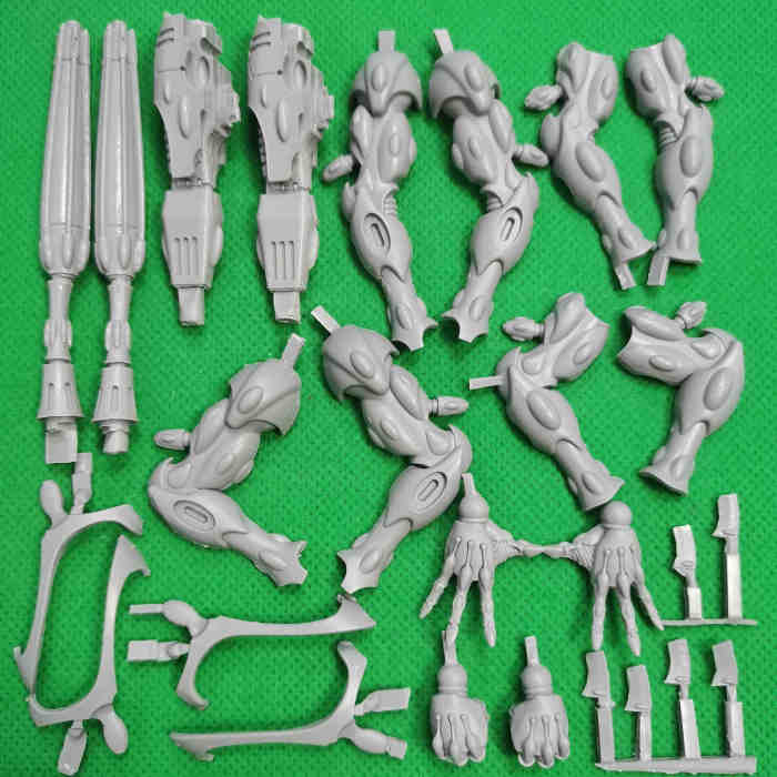 Skathach Wraithknight with Deathshroud Cannon bits