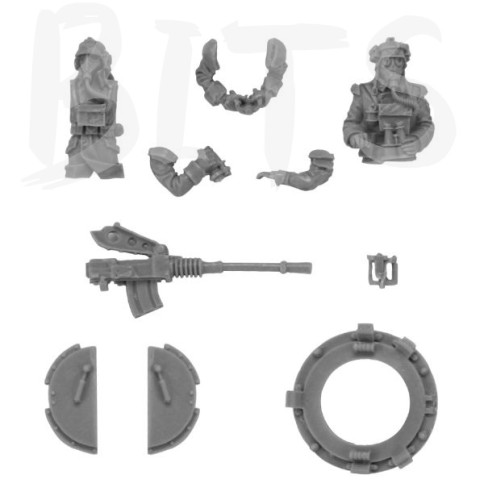 Death Korps Of Krieg Tank Commander Set bits