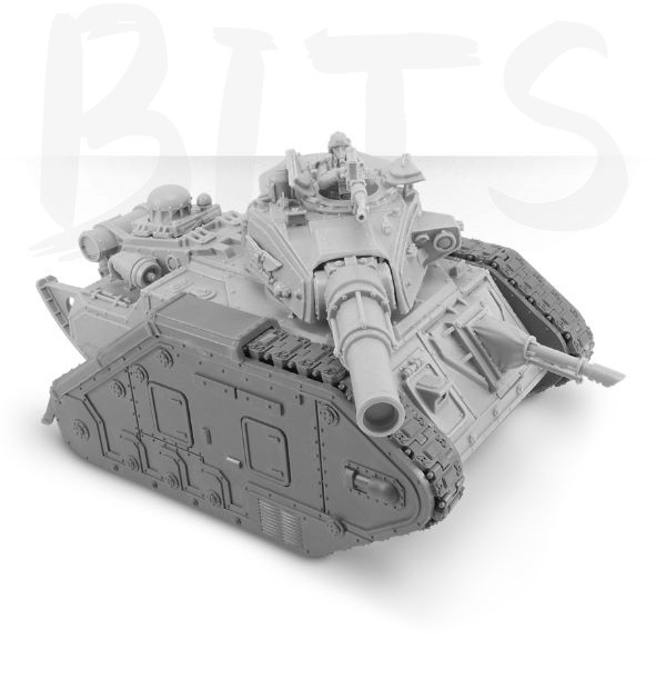 Death Korps of Krieg Mars Alpha Pattern Leman Russ with Modified Ryza Pattern Turret bits