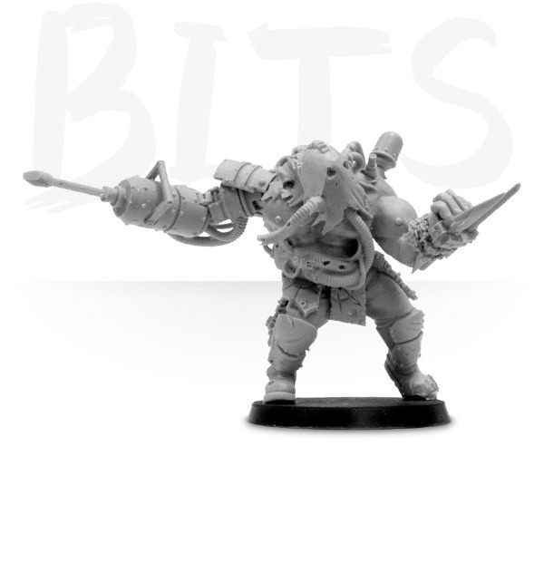 Renegade Ogryn Berserker Boss With Drill bits
