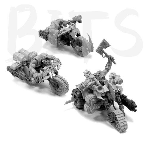 Ork Nob Warbikes bits