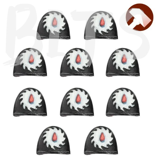 Flesh Tearers Shoulder Pads bits