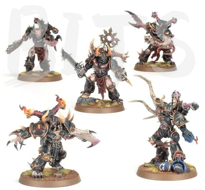 Chaos Space Marines Possessed bits