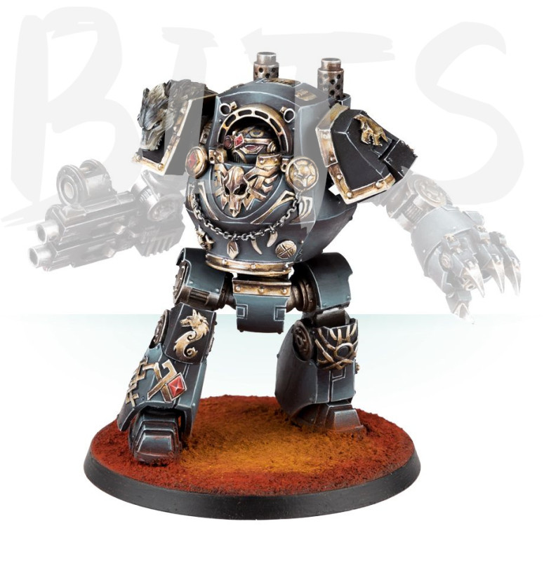 Space Wolves Legion Contemptor Dreadnought bits