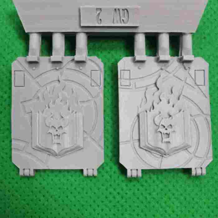 Word Bearers Rhino Doors and Front Plate