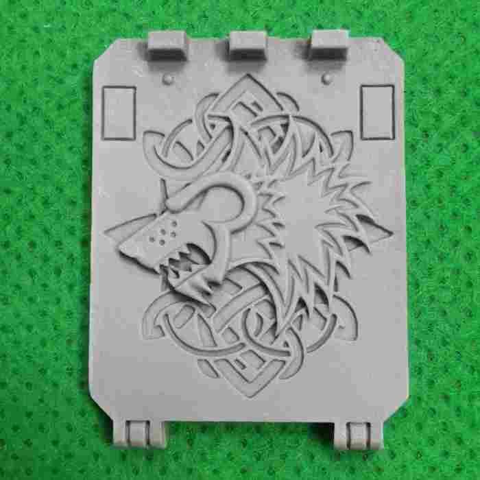 Space Wolves Rhino Doors and Front Plate