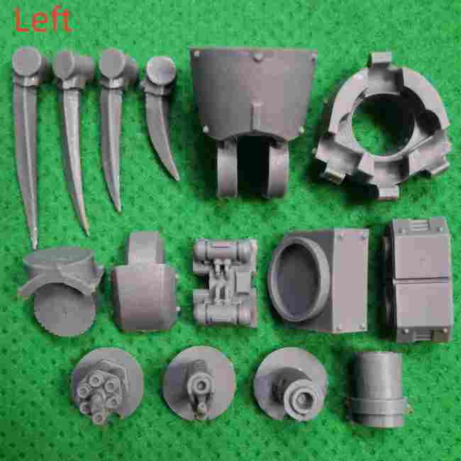 Blood Angels Legion Contemptor-Incaendius Class Dreadnought bits - Left Claw