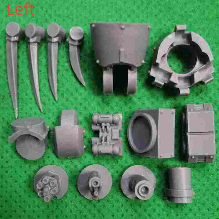 Blood Angels Legion Contemptor-Incaendius Class Dreadnought bits - Left Claw