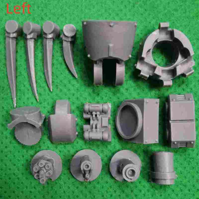 Blood Angels Legion Contemptor-Incaendius Class Dreadnought bits - Left Claw