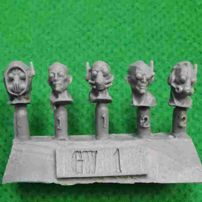 Necromunda Delaque Heads Upgrade Set