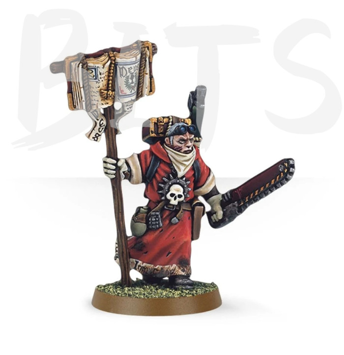 Adepta Sororitas Missionary with Chainsword bits
