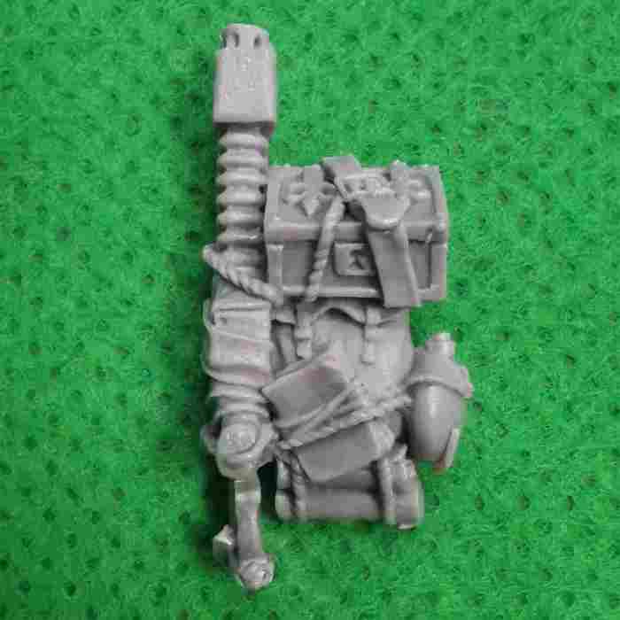 Adepta Sororitas Missionary with Chainsword bits