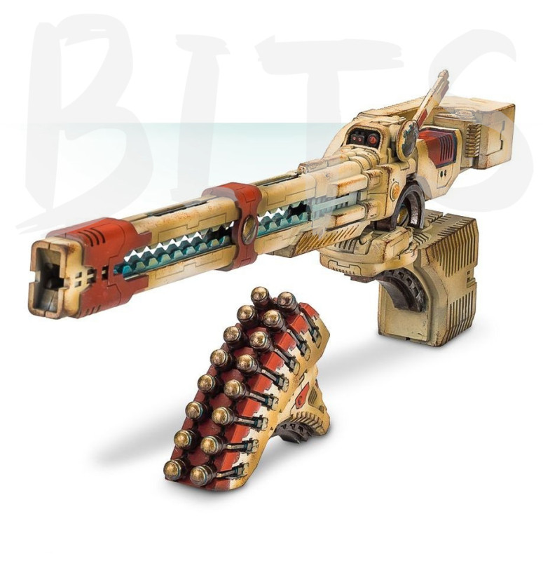 Tau KX139 Ta’unar Supremacy Armour Heavy Rail Cannon Array bits