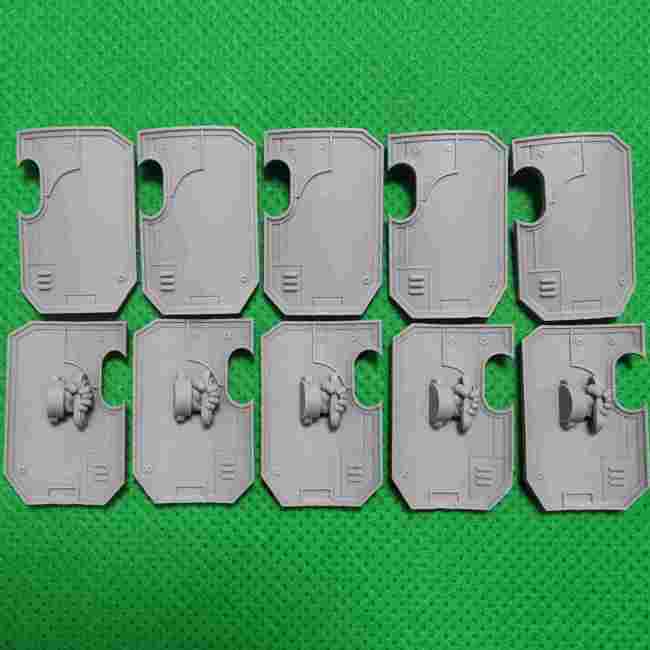 10x blank - Marine Boarding shields