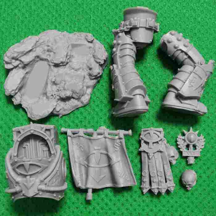 Sons of Horus Legion Cataphractii Praetor bits