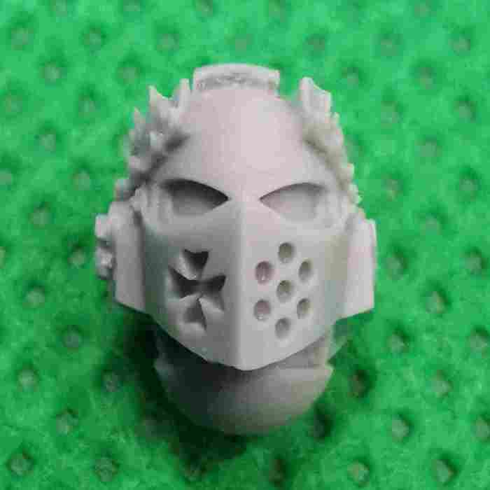 Imperial Fists MKVI Heads