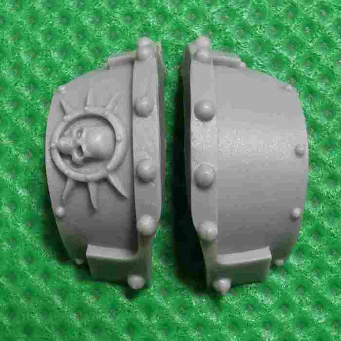 Death Guard Cataphractii Shoulder Pads