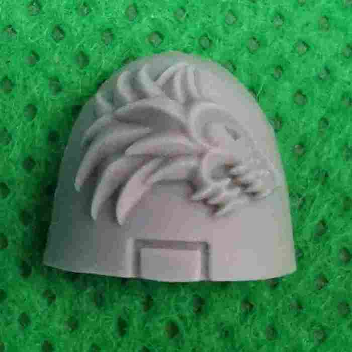 Space Wolves MKVI Shoulder Pads