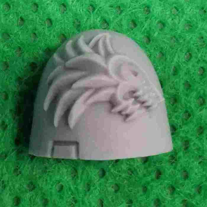 Space Wolves MKVI Shoulder Pads