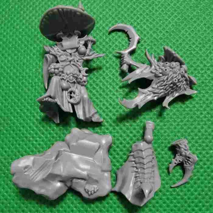 Gloomspite Gitz Fungoid Cave-Shaman Snazzgar Stinkmullett bits