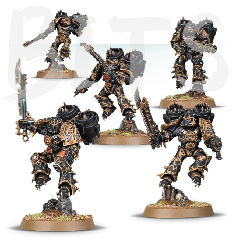 Chaos Space Marine Raptors / Warp Talons bits