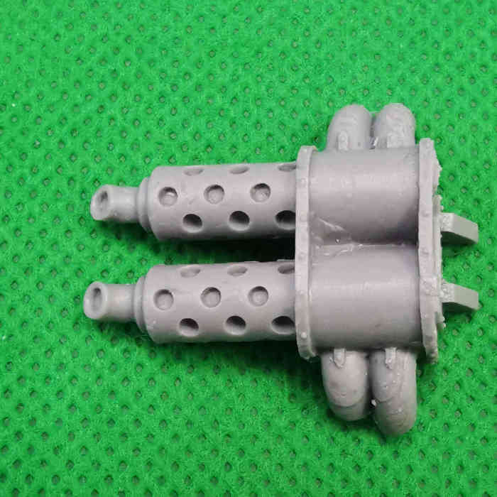 Death Korps of Krieg Mars Alpha Pattern Leman Russ with Modified Ryza Pattern Turret bits