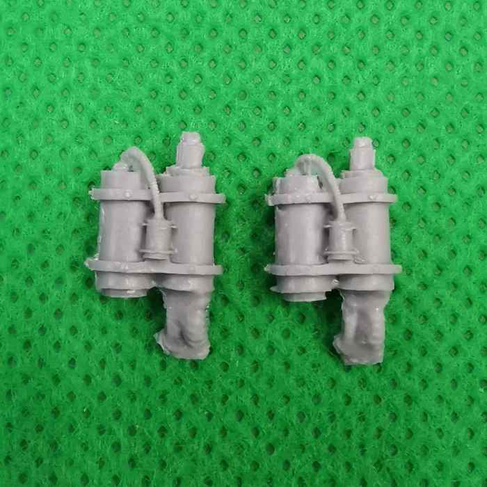 Death Korps of Krieg Mars Alpha Pattern Leman Russ with Modified Ryza Pattern Turret bits