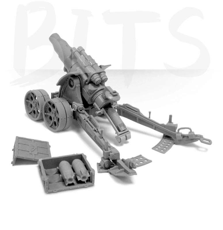 Heavy Artillery Carriage With Medusa Siege Gun bits