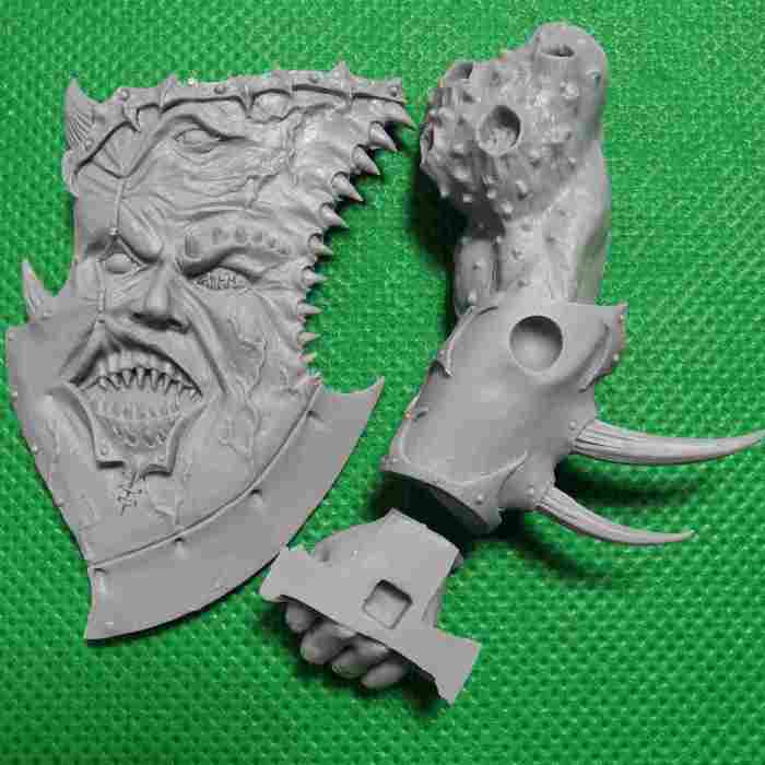 Mazarall the Butcher, Daemon Prince of Khorne bits