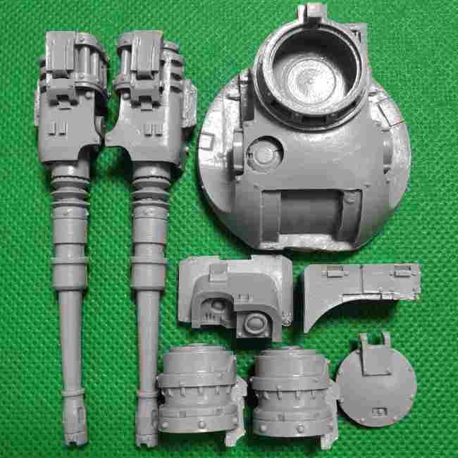 Legion Sicaran Battle Tank bits - Turret