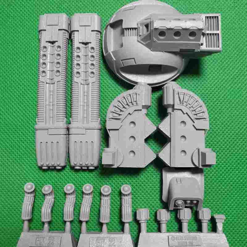 Legion Sicaran Omega Tank Destroyer bits - Turret