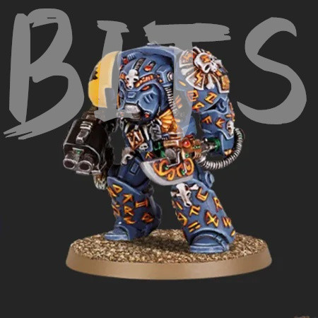 Space Wolves Rune Priest in Terminator Armour bits