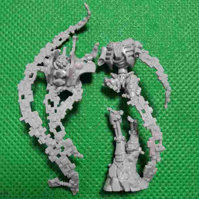 Necron Overlord with Translocation Shroud bits