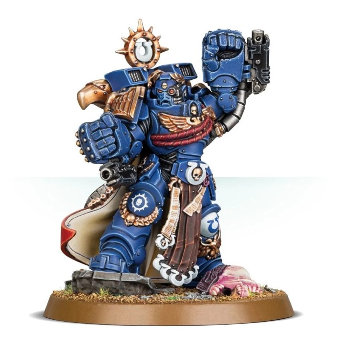 Marneus Calgar with Victrix Honour Guard Ultramarines Chapter Master