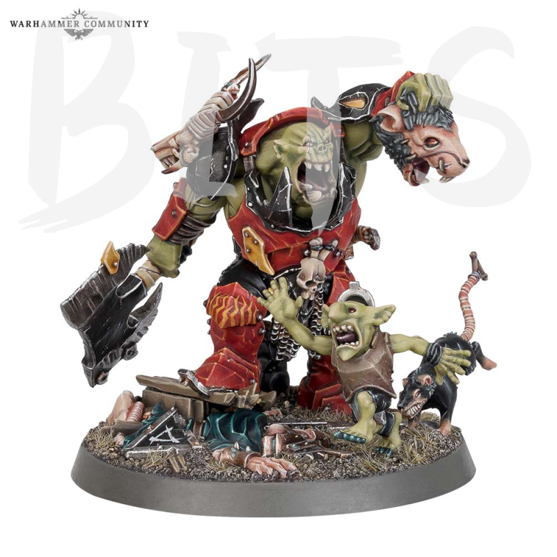 Orruk Warclans Bawla And Burk Boss Rat-Killas bits