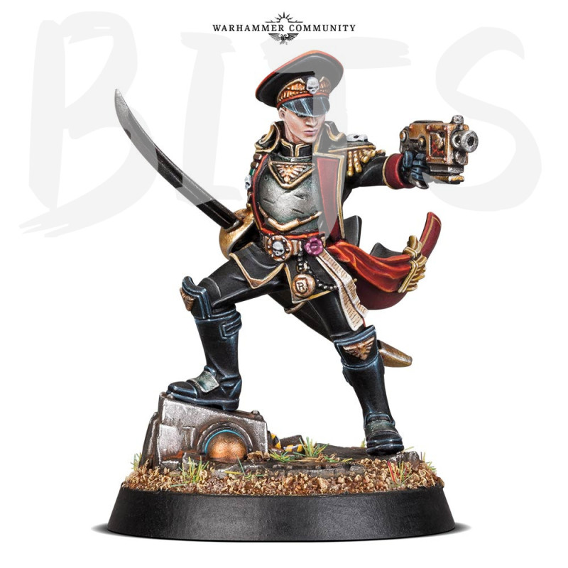 Astra Militarum Commissar Severina Raine bits